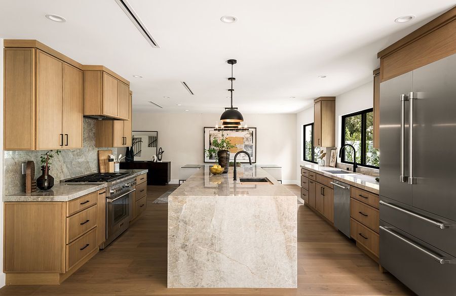 A kitchen in a Valley Village home from Kendra's existing property photography